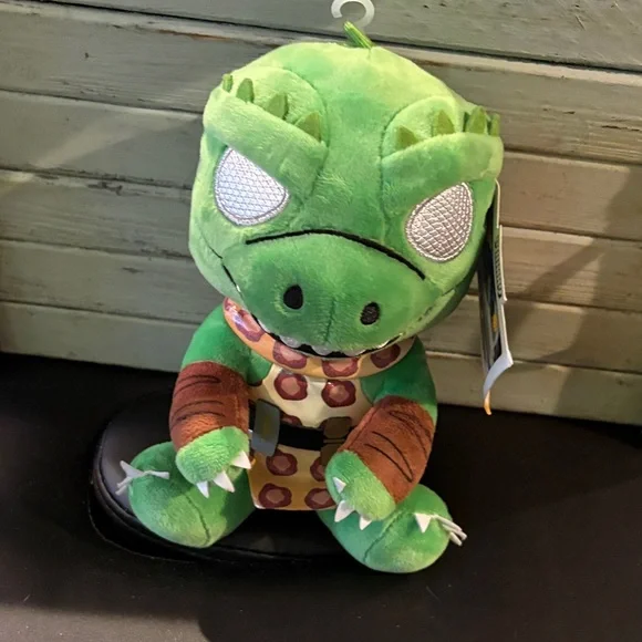 Plush Green Reptile Stuffed Animal - Picture 1 of 4